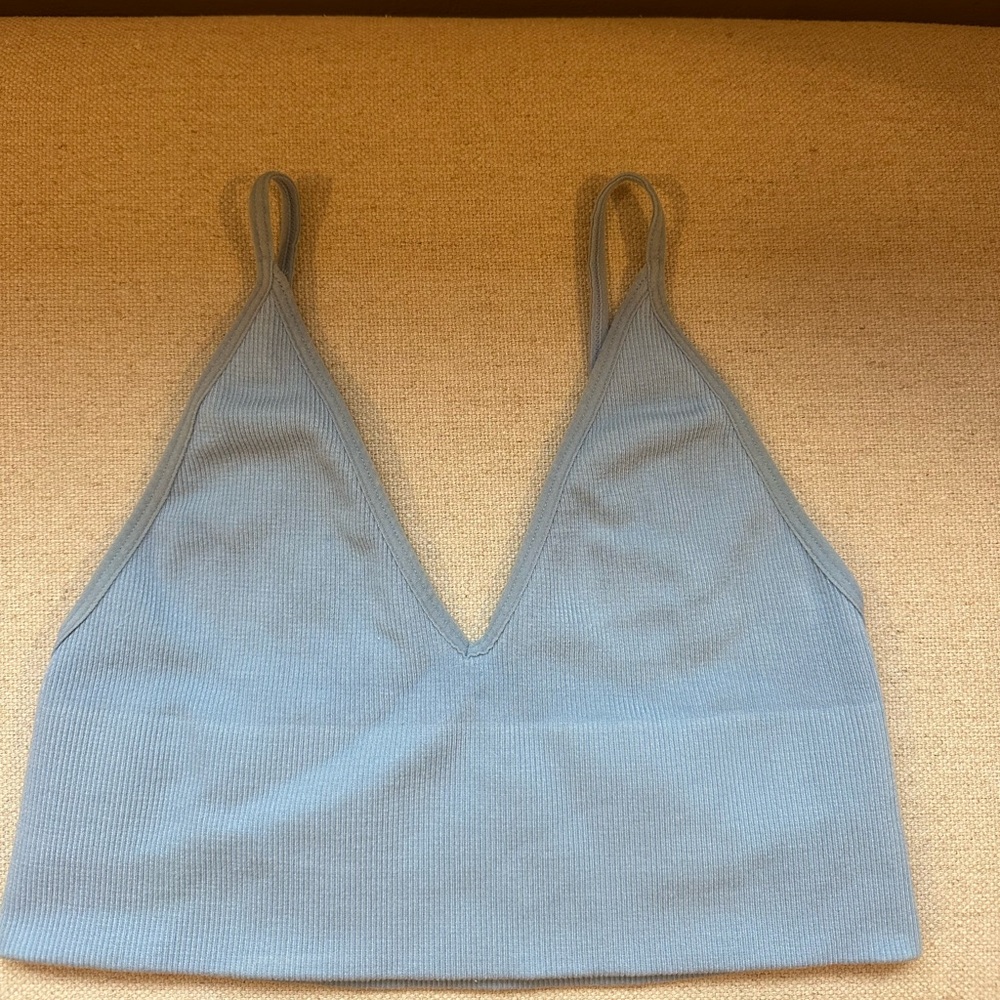 By together Blue Women's blue Bralette crop top